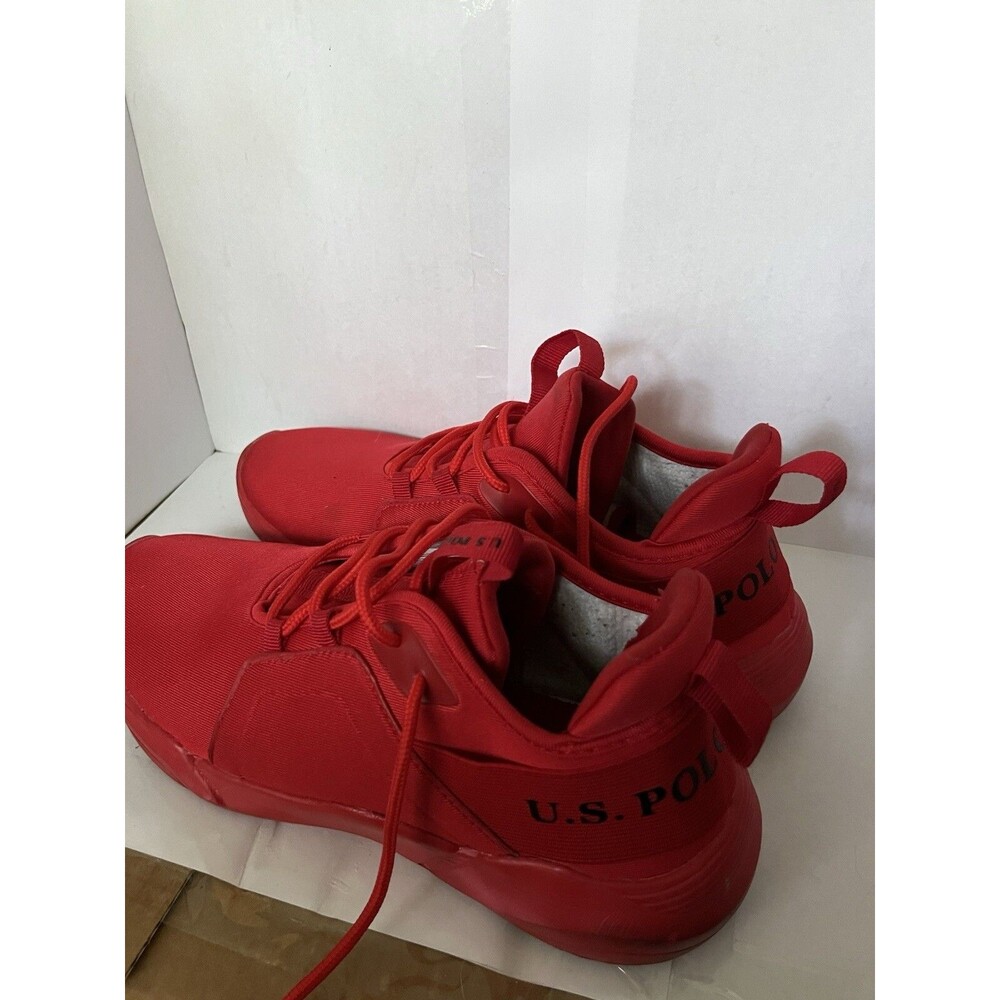 U.S. Polo Assn. Men’s Red Athletic Sneakers – Pre‑Owned Size 7.5